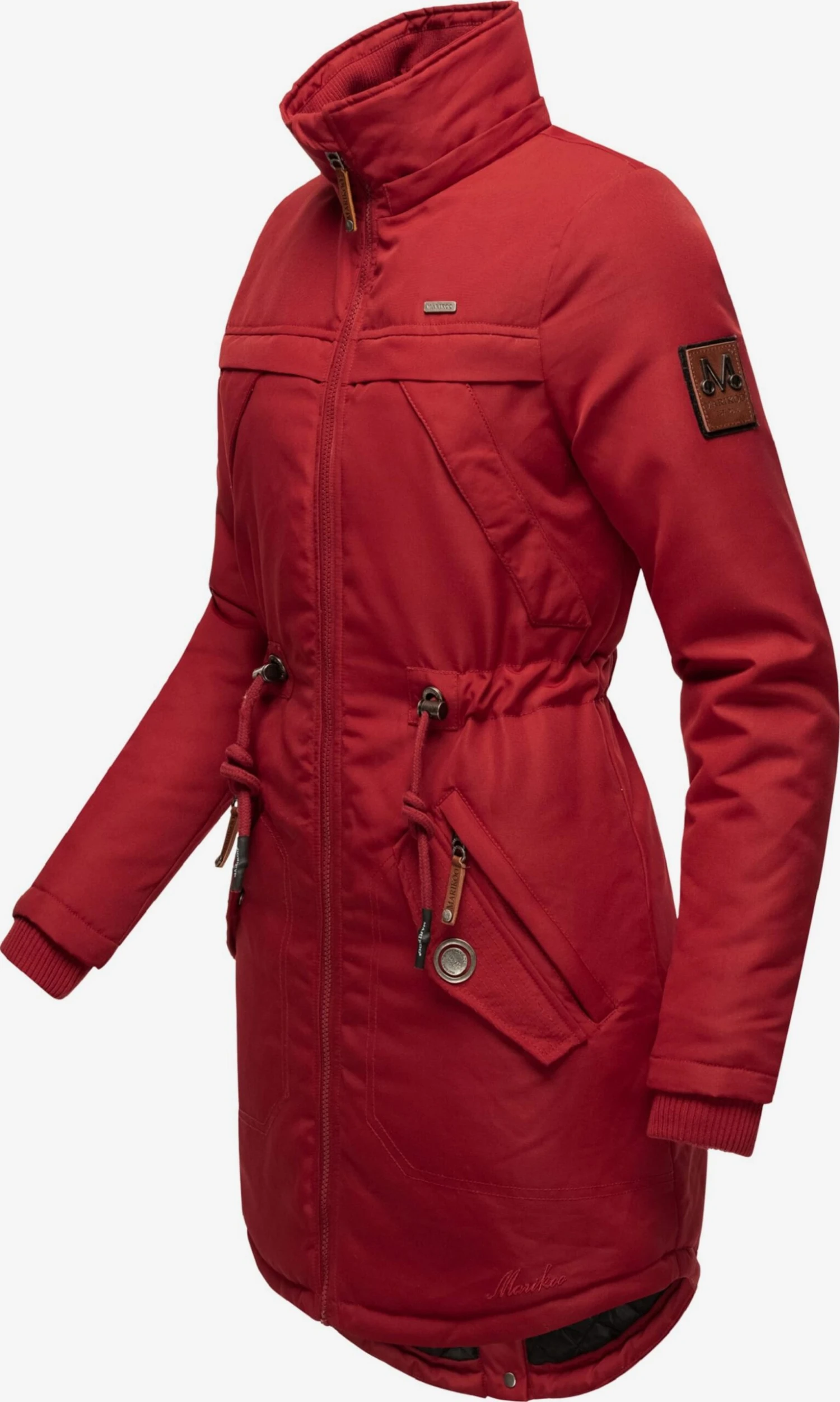 Marikoo Parkas Winterparka Kamii Dames Rood 6 Marikoo Parkas Winterparka Kamii Dames Rood - Afbeelding 4
