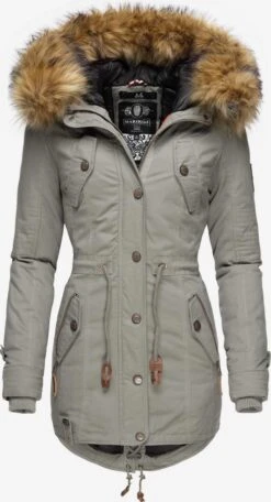 Marikoo Parkas Winterparka La Viva Dames Grijs