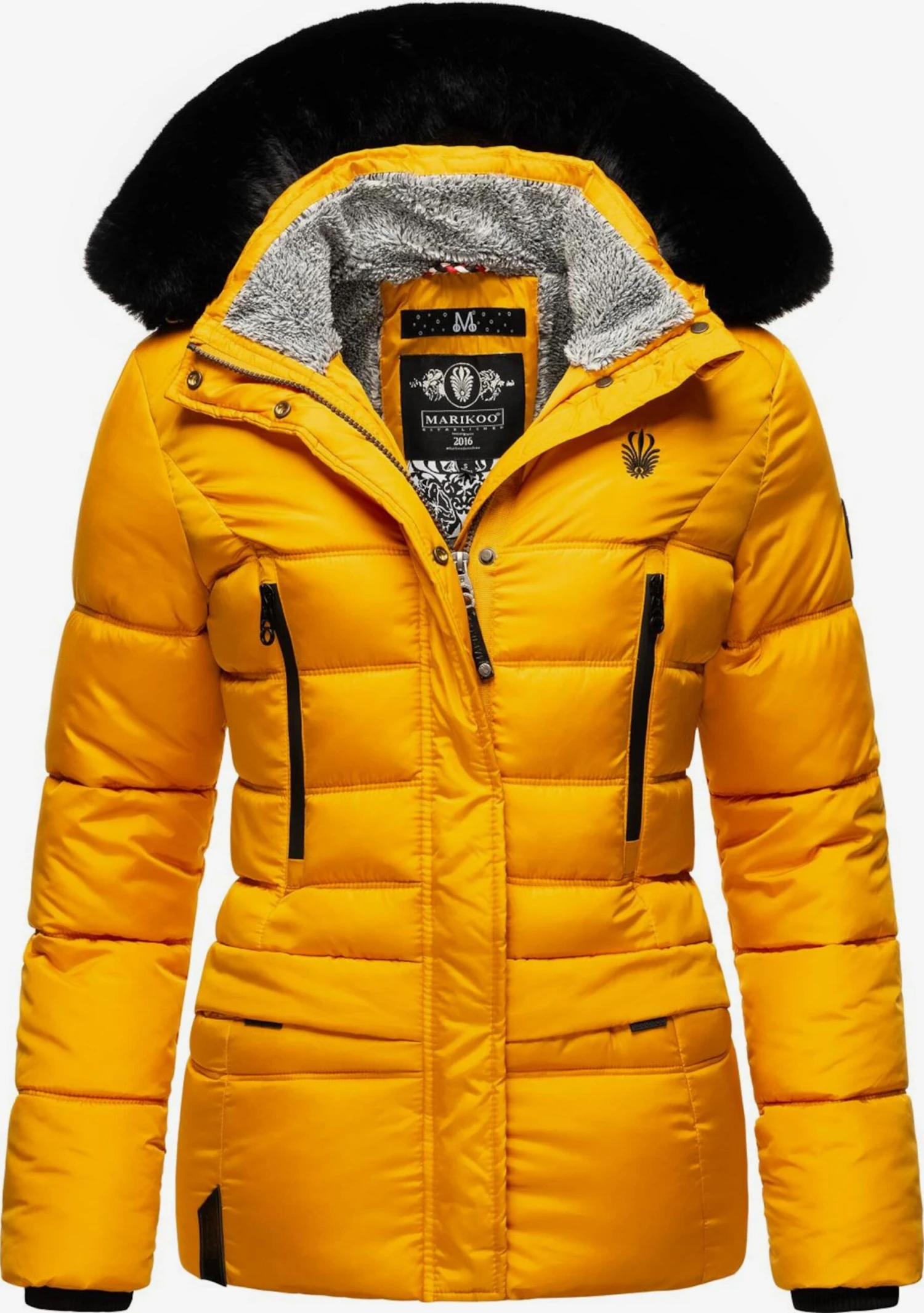 Marikoo Winterjassen Winterjas Loveleen Dames Geel 3 Marikoo Winterjassen Winterjas Loveleen Dames Geel