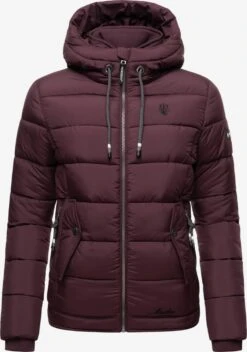 Marikoo Winterjassen Winterjas Taisaa Dames Wijnrood -Marikoo 9809596121b753d8315cb2e7d8e0e386