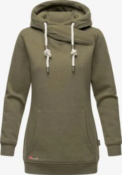 Marikoo Hoodies Sweatshirt Izuyaa Dames Olijfgroen