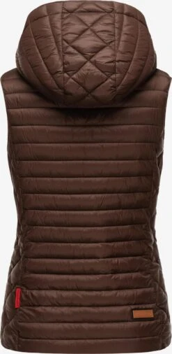 Marikoo Bodywarmers Bodywarmer Hasenpfote Dames Chocoladebruin -Marikoo 9ed842765b0be5f9d4cfe4493dbe495a