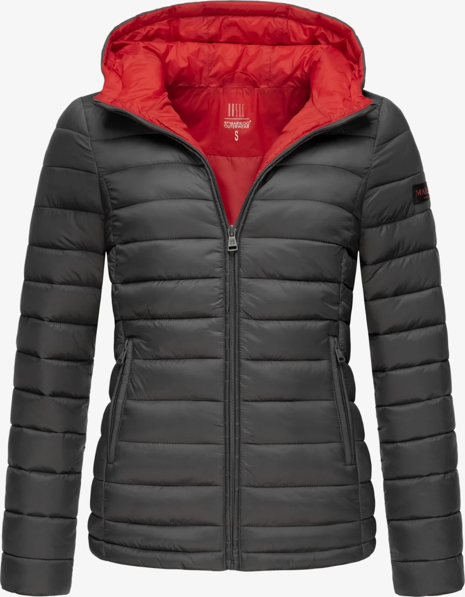 Marikoo Outdoor Jassen Functionele Jas Dames Antraciet 3 Marikoo Outdoor Jassen Functionele Jas Dames Antraciet