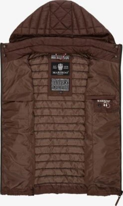 Marikoo Bodywarmers Bodywarmer Hasenpfote Dames Chocoladebruin -Marikoo a6025637d6f719a7169add3dd43e2425