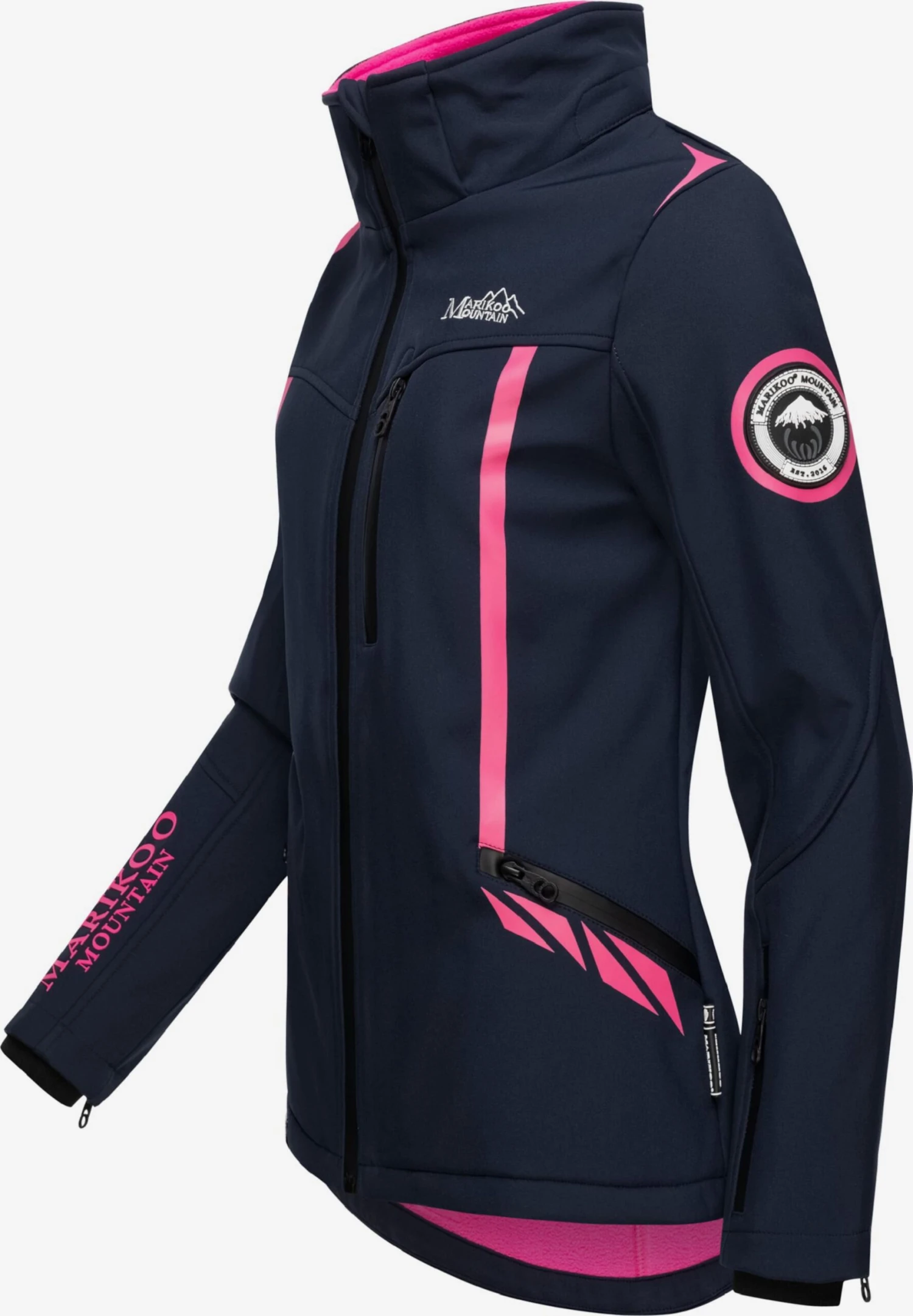 Marikoo Winterjassen Winterjas Dames Navy 6 Marikoo Winterjassen Winterjas Dames Navy - Afbeelding 4