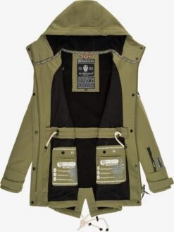 Marikoo Regenmantels Functionele Mantel Zimtzicke Dames Olijfgroen -Marikoo b30074077cc3a5bd654184e3a2d2a07b