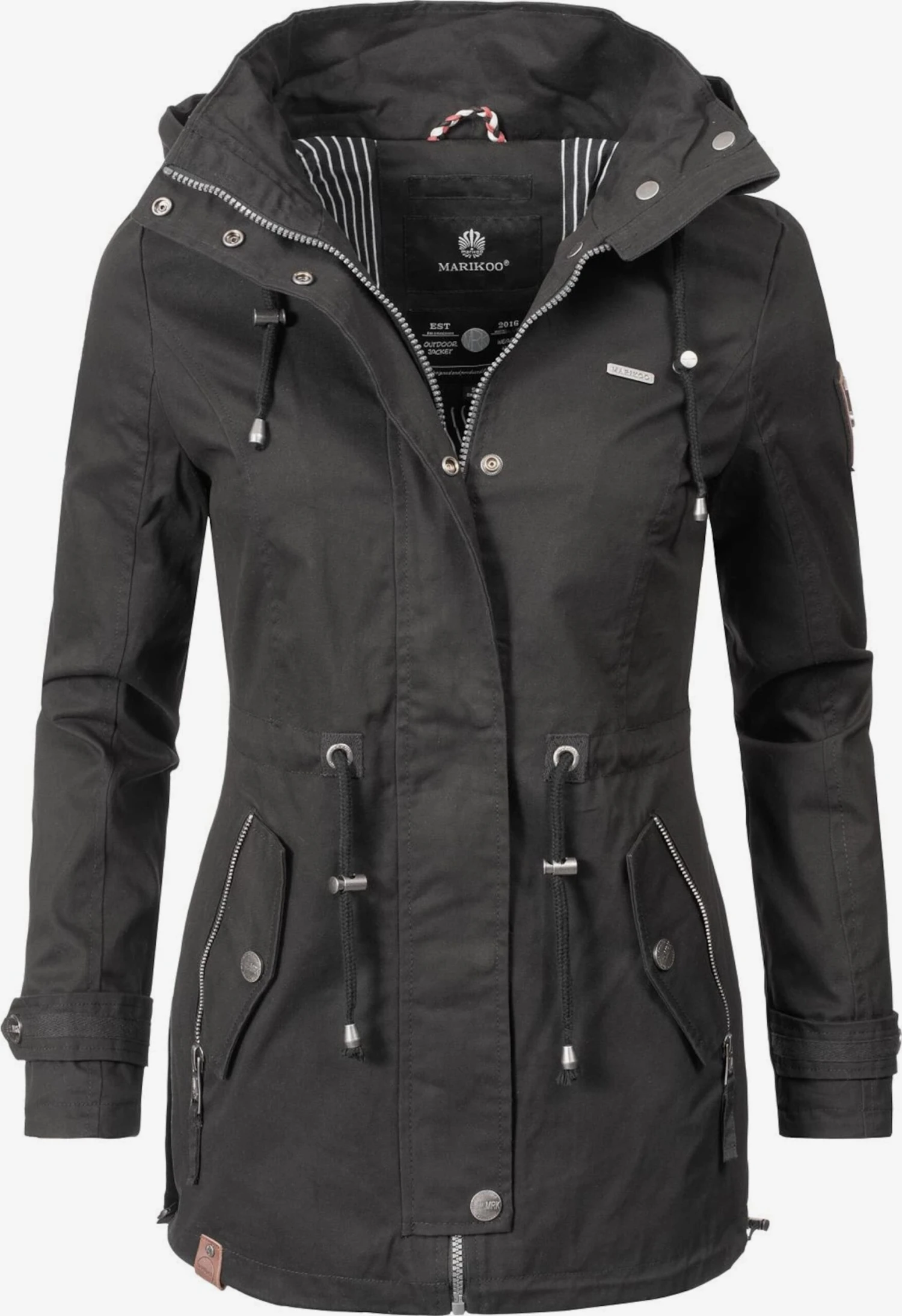 Marikoo Parkas Tussenparka Nyokoo Dames Zwart 3 Marikoo Parkas Tussenparka Nyokoo Dames Zwart