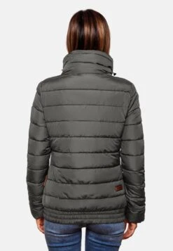 Marikoo Winterjassen Winterjas Poison Dames Grafiet -Marikoo bf611cc6ae01a552266fc52eb824185b