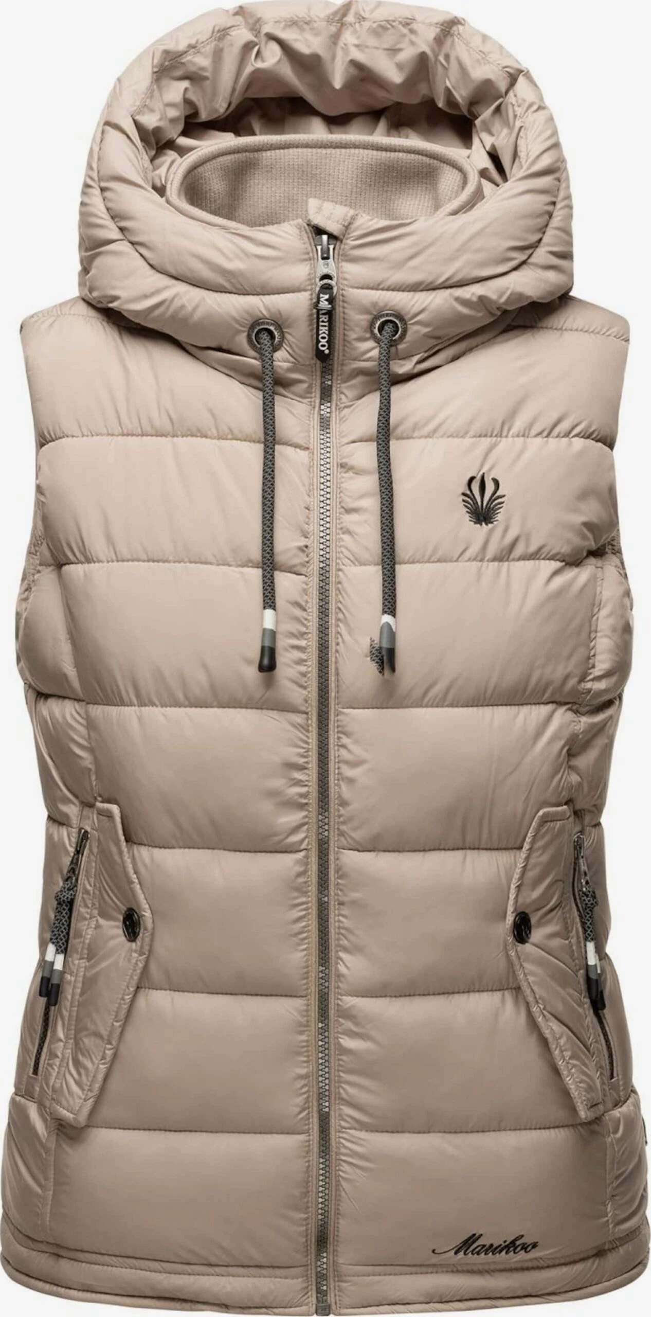 Marikoo Bodywarmers Bodywarmer Taisaa Dames Taupe 4 Marikoo Bodywarmers Bodywarmer Taisaa Dames Taupe - Afbeelding 2