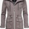 Marikoo Outdoor Jassen Functionele Jas Ulissaa Dames Taupe
