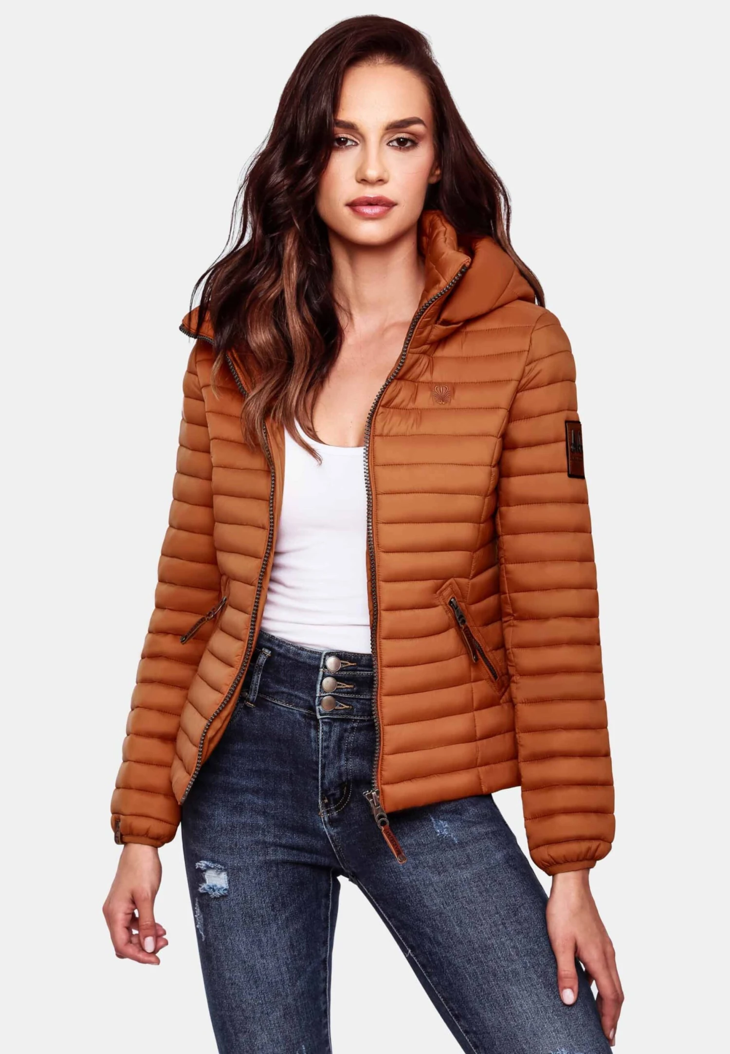 Marikoo Tussenjassen Tussenjas Löwenbaby Dames Roestbruin 10 Marikoo Tussenjassen Tussenjas Löwenbaby Dames Roestbruin - Afbeelding 8