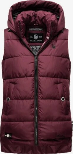 Marikoo Bodywarmers Bodywarmer Zarinaa Dames Bordeaux