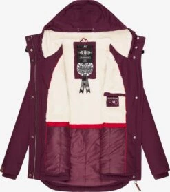 Marikoo Winterjassen Winterjas Bikoo Dames Wijnrood 12 Marikoo Winterjassen Winterjas Bikoo Dames Wijnrood -Marikoo d116c7d2a3e8579c0879f6754137166e