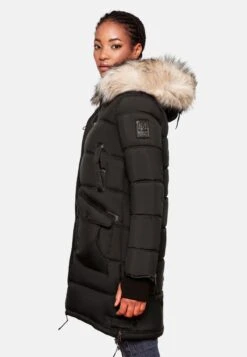 Marikoo Wintermantels Wintermantel Chaskaa Dames Zwart -Marikoo d6702d96cef4469e67ee74e36c669bee