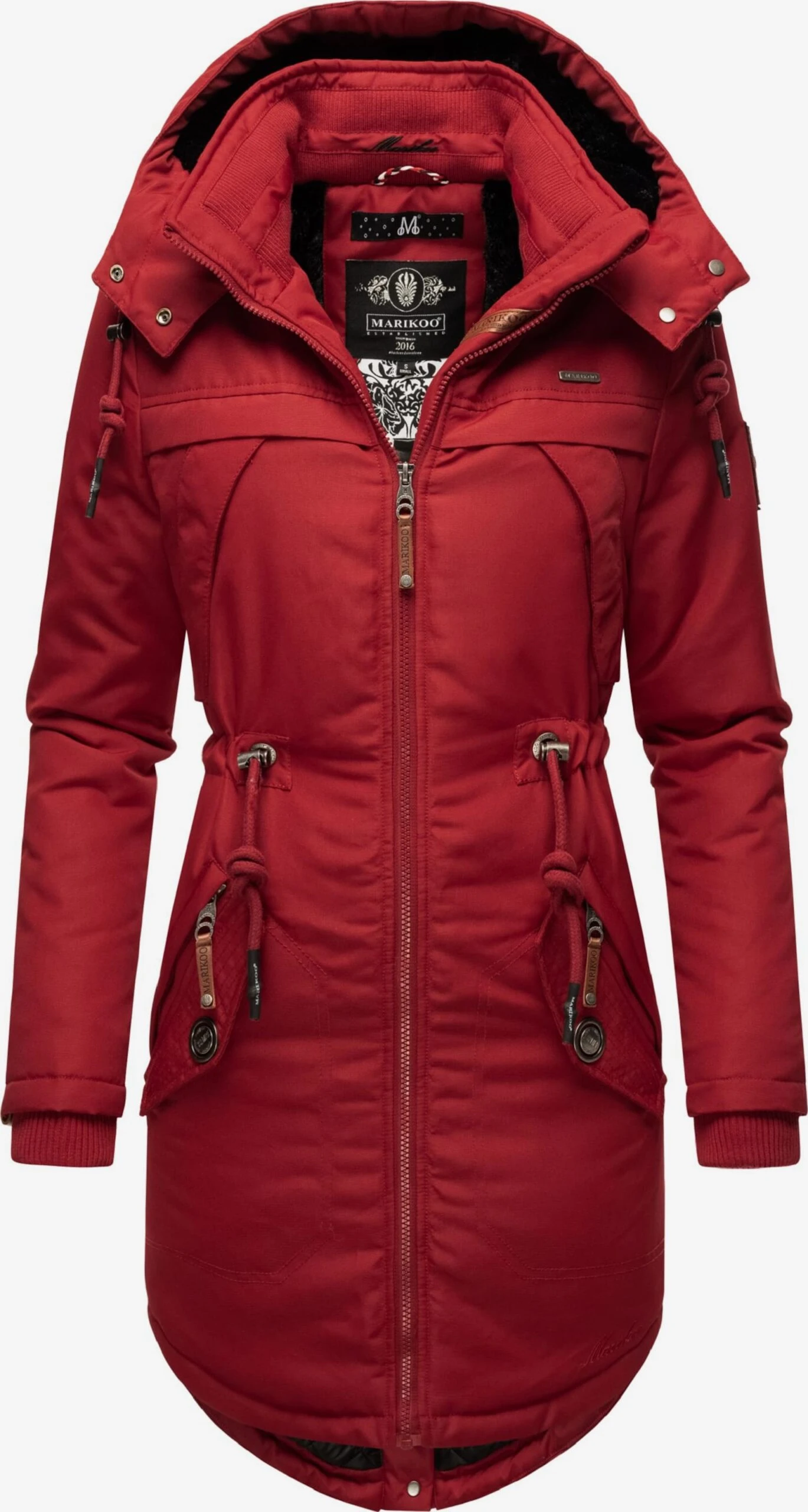 Marikoo Parkas Winterparka Kamii Dames Rood 3 Marikoo Parkas Winterparka Kamii Dames Rood