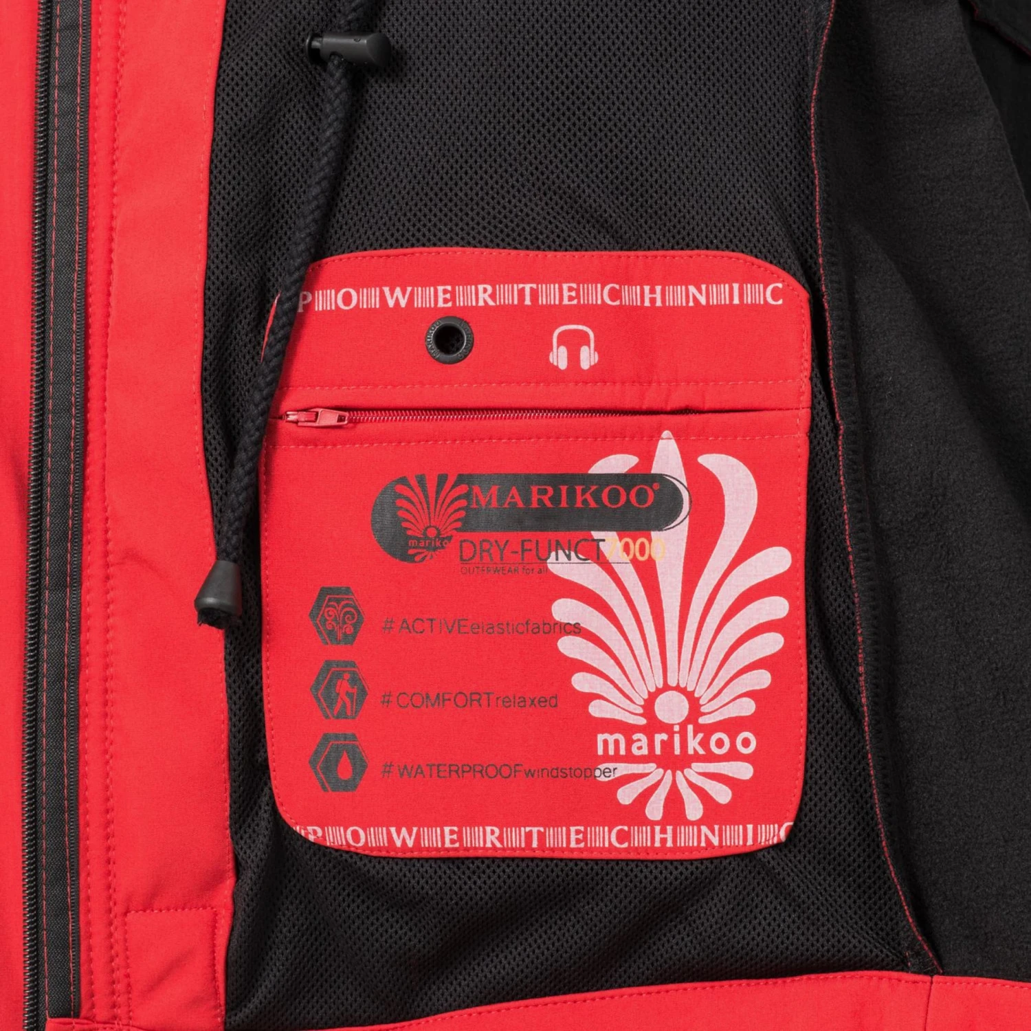 Marikoo Regenmantels Functionele Mantel Zimtzicke Dames Lichtrood 8 Marikoo Regenmantels Functionele Mantel Zimtzicke Dames Lichtrood - Afbeelding 6