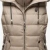 Marikoo Bodywarmers Bodywarmer Taisaa Dames Taupe -Marikoo e065a8e2f6ebcaaeef9ca457d052b5f9