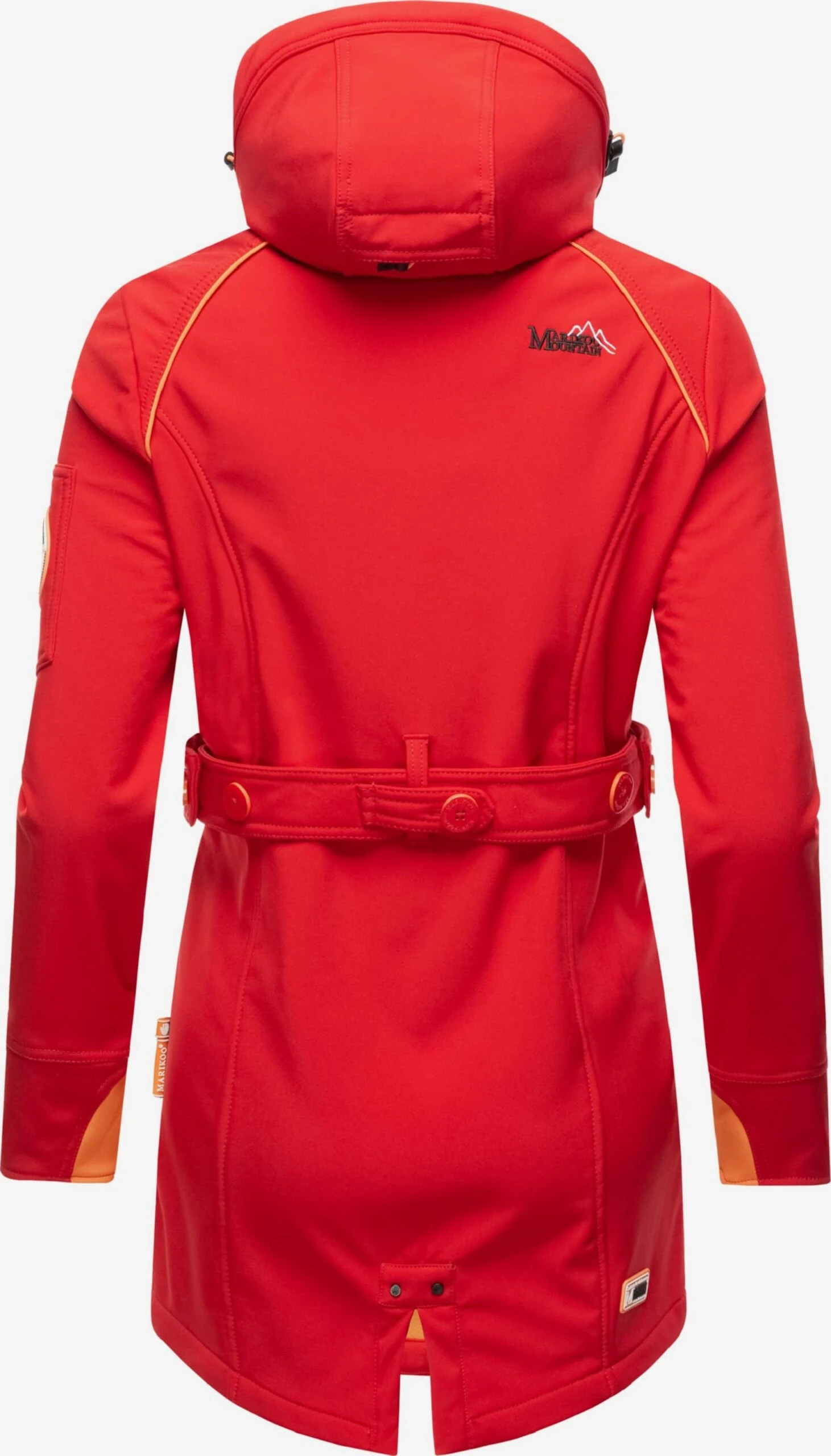 Marikoo Outdoor Jassen Functionele Jas Soulinaa Dames Rood 6 Marikoo Outdoor Jassen Functionele Jas Soulinaa Dames Rood - Afbeelding 4