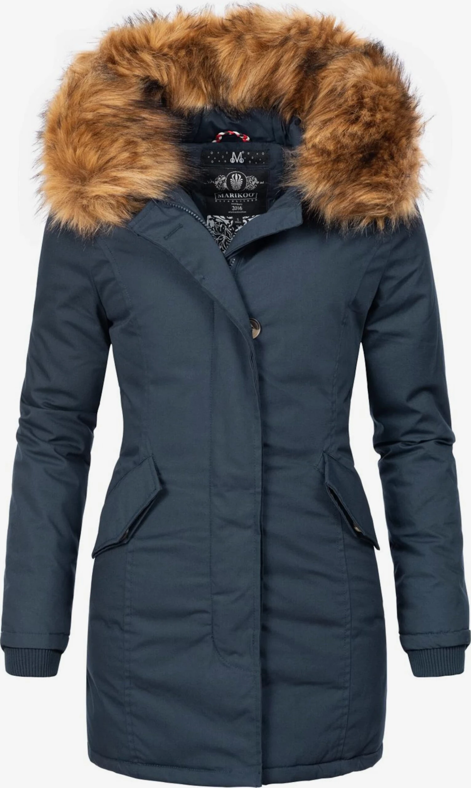 Marikoo Parkas Winterparka Karmaa Dames Donkerblauw 3 Marikoo Parkas Winterparka Karmaa Dames Donkerblauw