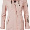 Marikoo Regenmantels Functionele Mantel Zimtzicke Dames Oudroze -Marikoo e73387be05604468241ab74dd6529c09