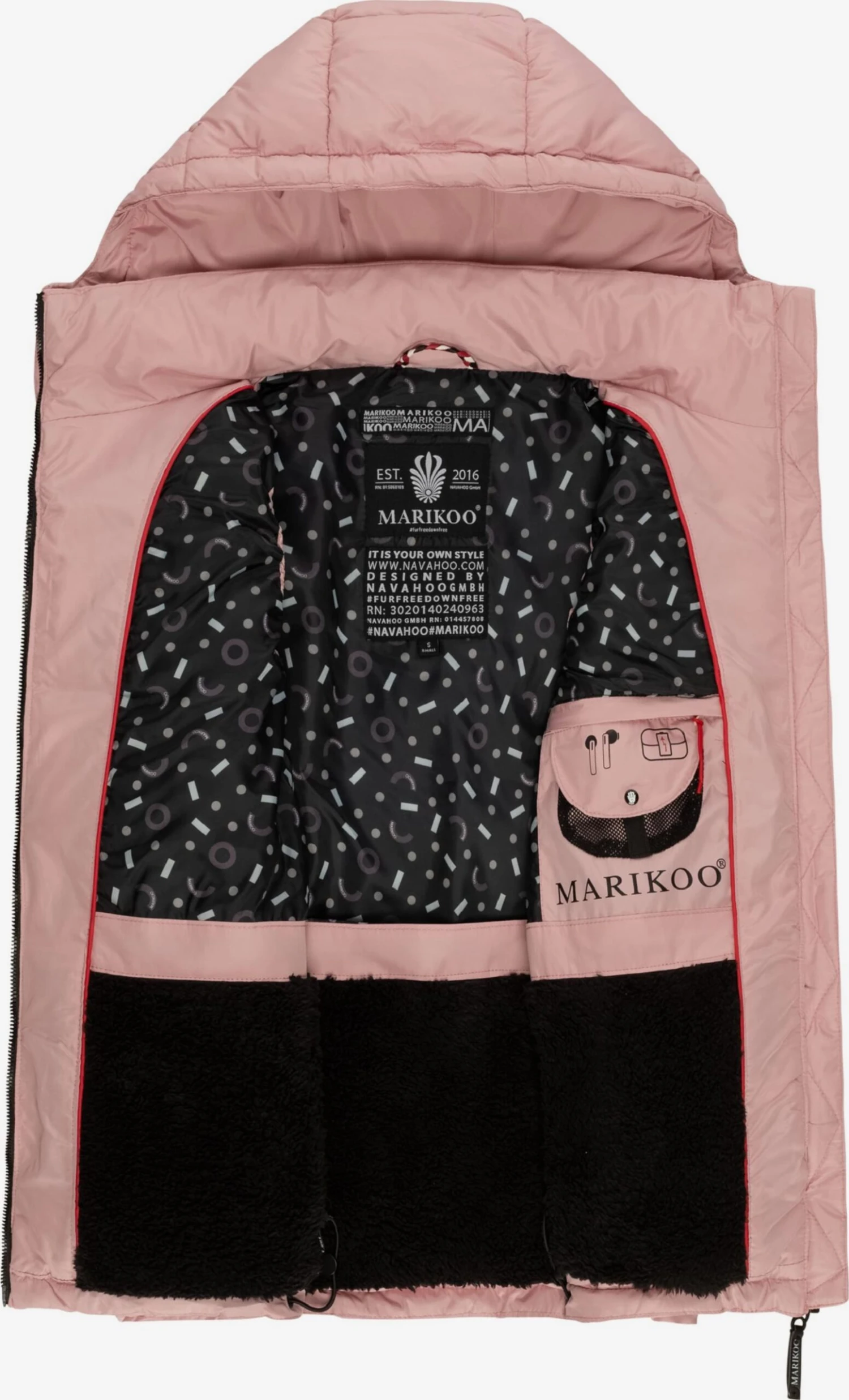 Marikoo Bodywarmers Bodywarmer Eisflöckchen Dames Rosa 7 Marikoo Bodywarmers Bodywarmer Eisflöckchen Dames Rosa - Afbeelding 5