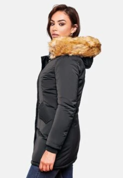 Marikoo Parkas Winterparka Karmaa Dames Zwart -Marikoo ed2fb762a9209b469cad662711f4a904