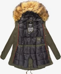 Marikoo Parkas Winterparka Dames Kaki -Marikoo eda16c5591ffe5b3fd8db2ad20161e88