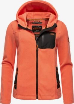 Marikoo Outdoor Jassen Fleece Jas Mount Iwaki Dames Oranje