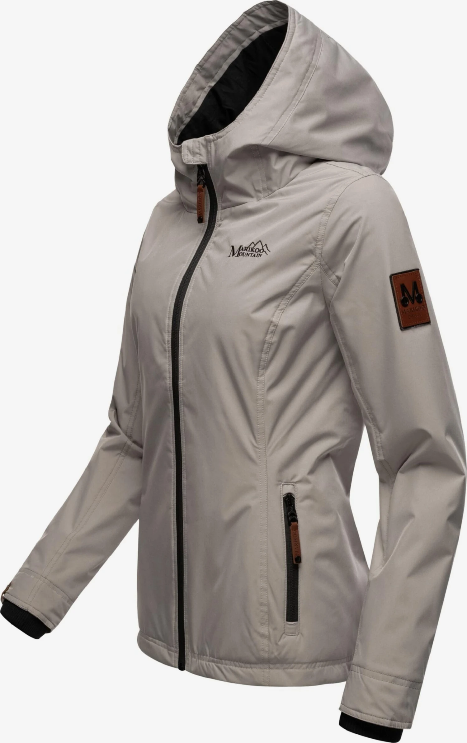 Marikoo Tussenjassen Tussenjas Brombeere Dames Taupe 4 Marikoo Tussenjassen Tussenjas Brombeere Dames Taupe - Afbeelding 2