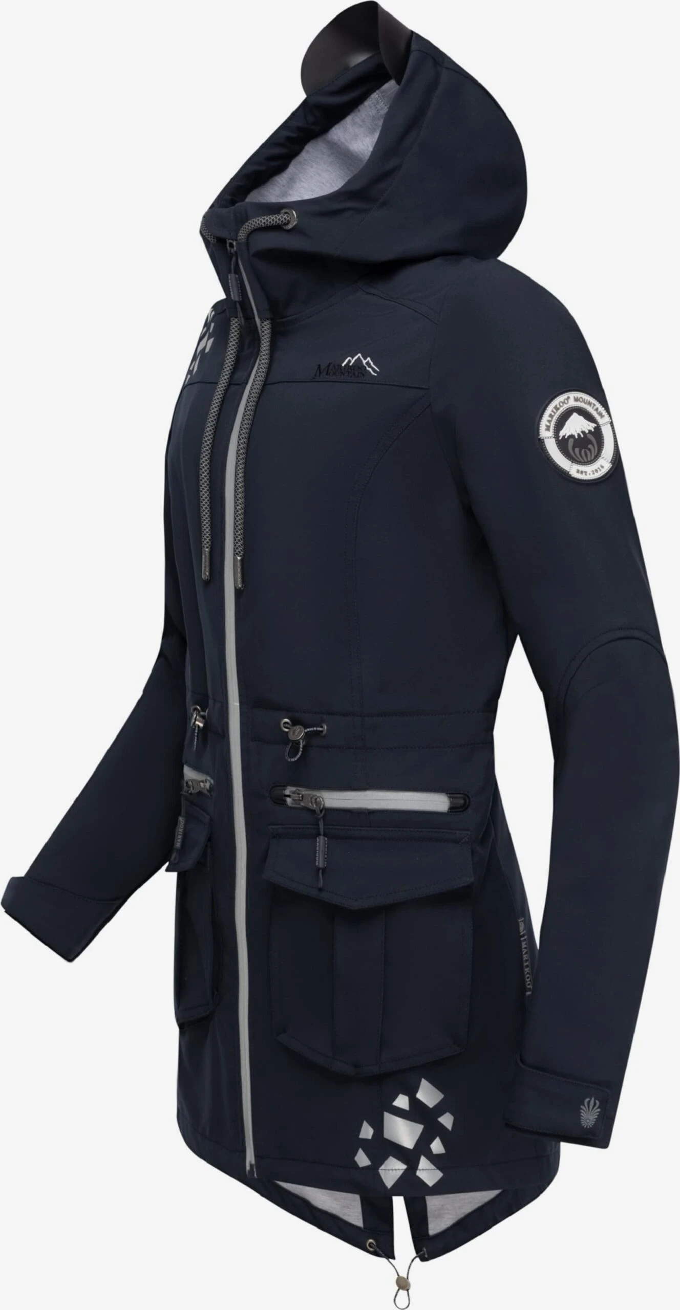 Marikoo Outdoor Jassen Functionele Jas Ulissaa Dames Nachtblauw 4 Marikoo Outdoor Jassen Functionele Jas Ulissaa Dames Nachtblauw - Afbeelding 2