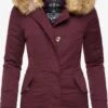 Marikoo Parkas Winterparka Karmaa Dames Wijnrood -Marikoo f61c663a709b6e2d6cf4741b79c730d9