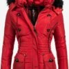 Marikoo Winterjassen Winterjas Vanilla Dames Rood -Marikoo f6607dc05ea1fa3f02721dcf29e85b1d
