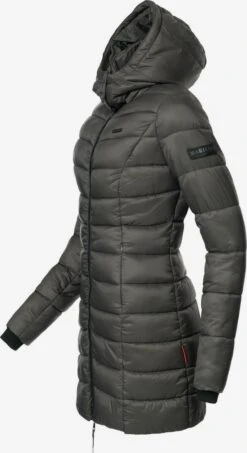 Marikoo Korte Mantels Wintermantel Abendsternchen Dames Antraciet -Marikoo f777c22dd773046171af909dacda6737