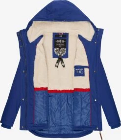 Marikoo Winterjassen Winterjas Bikoo Dames Blauw -Marikoo f79809803b4d2e38901ea36db508d070