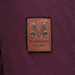 Marikoo Parkas Winterparka Dames Wijnrood -Marikoo fe3c5dfce6636e242f45bc047ed58d85