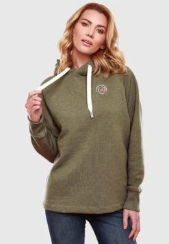 Marikoo Hoodies Sweatshirt Airii Dames Olijfgroen -Marikoo fe680d32840661eb8da8c1b24bbdca10