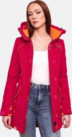 Marikoo Outdoor Jassen Functionele Jas Soulinaa Dames Framboos -Marikoo fffd486b88b5d19845fead36d39d596e